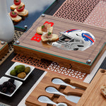 Buffalo Bills - Concerto Glass Top Cheese Cutting Board & Tools Set