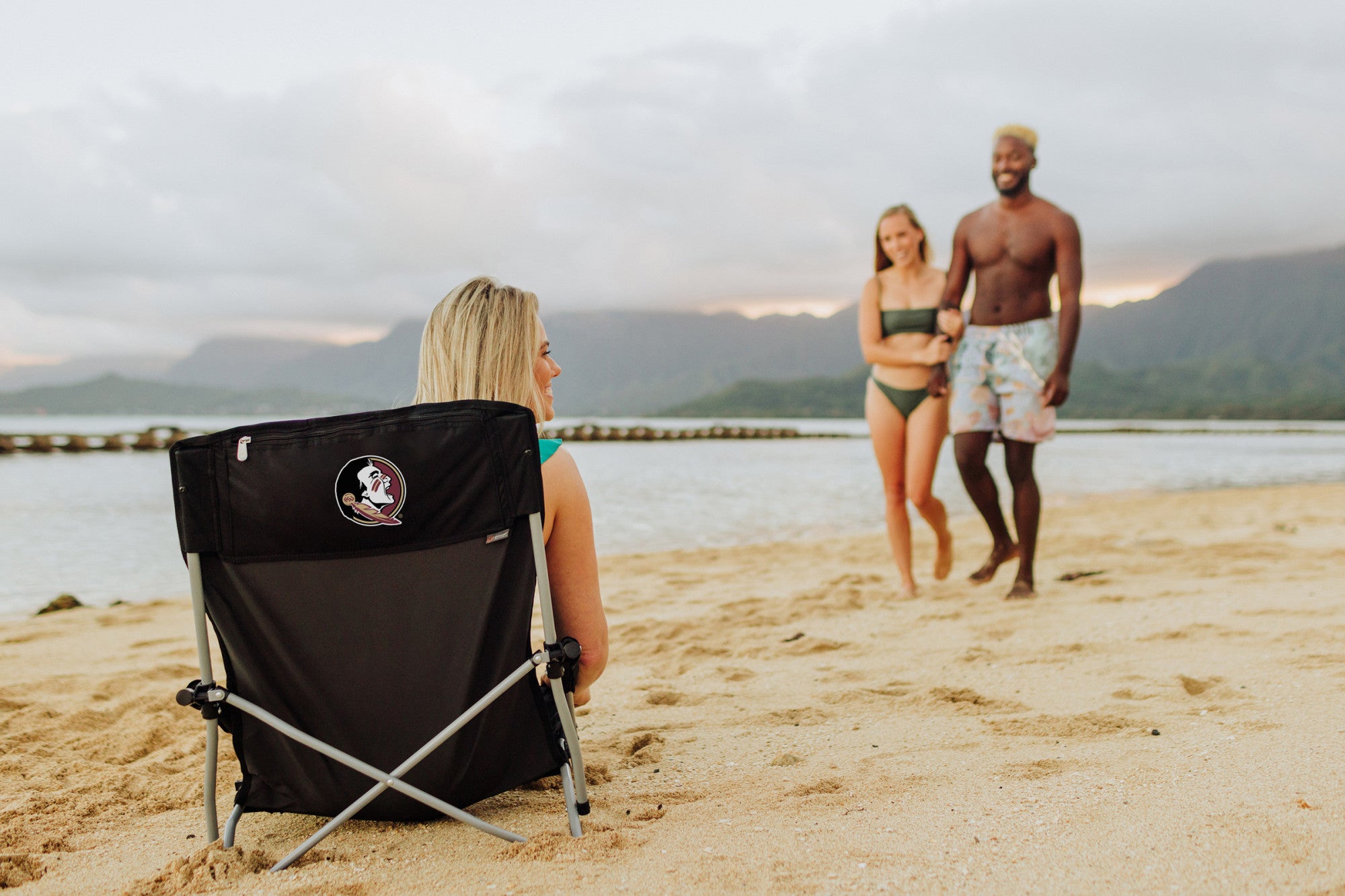 Florida State Seminoles - Tranquility Beach Chair with Carry Bag