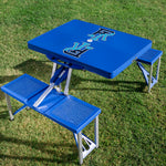 Rhode Island Rams - Picnic Table Portable Folding Table with Seats