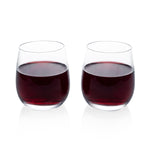 Set of 2 Stemless Wine Glasses