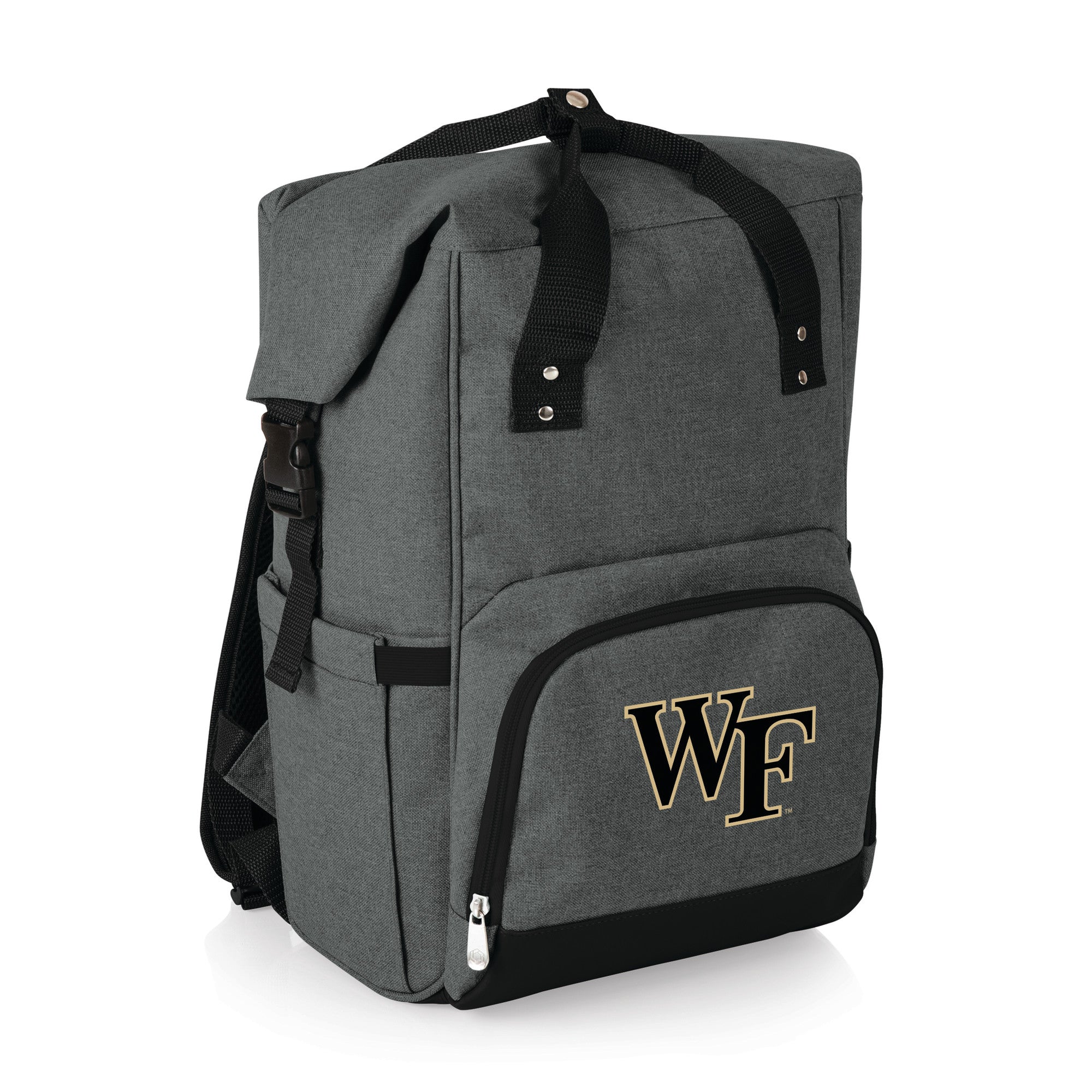 Wake Forest Demon Deacons - On The Go Roll-Top Backpack Cooler