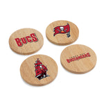 Tampa Bay Buccaneers - Coasters with Bottle Openers Set of 4