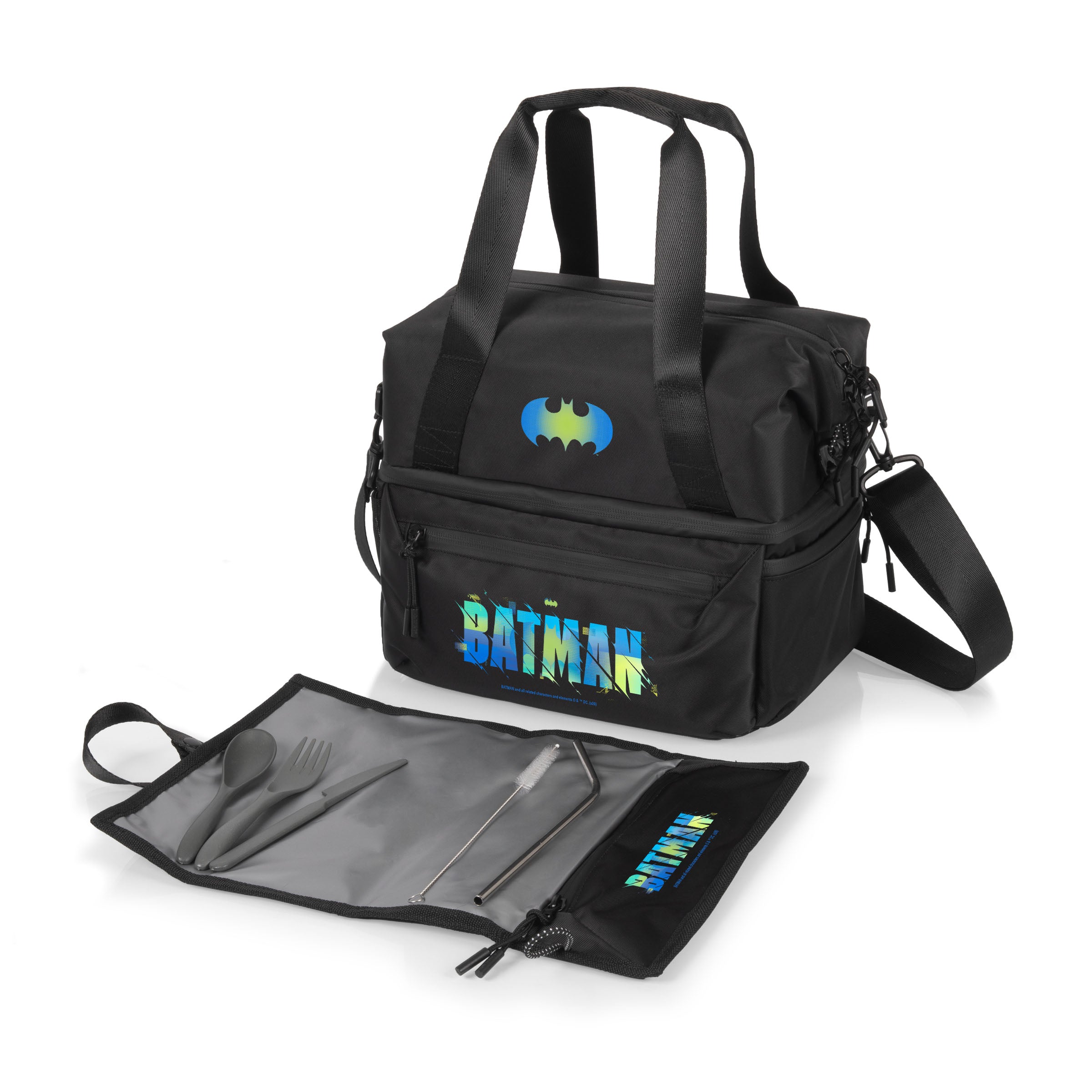Batman - Tarana Recycled Lunch Bag Cooler with Utensils