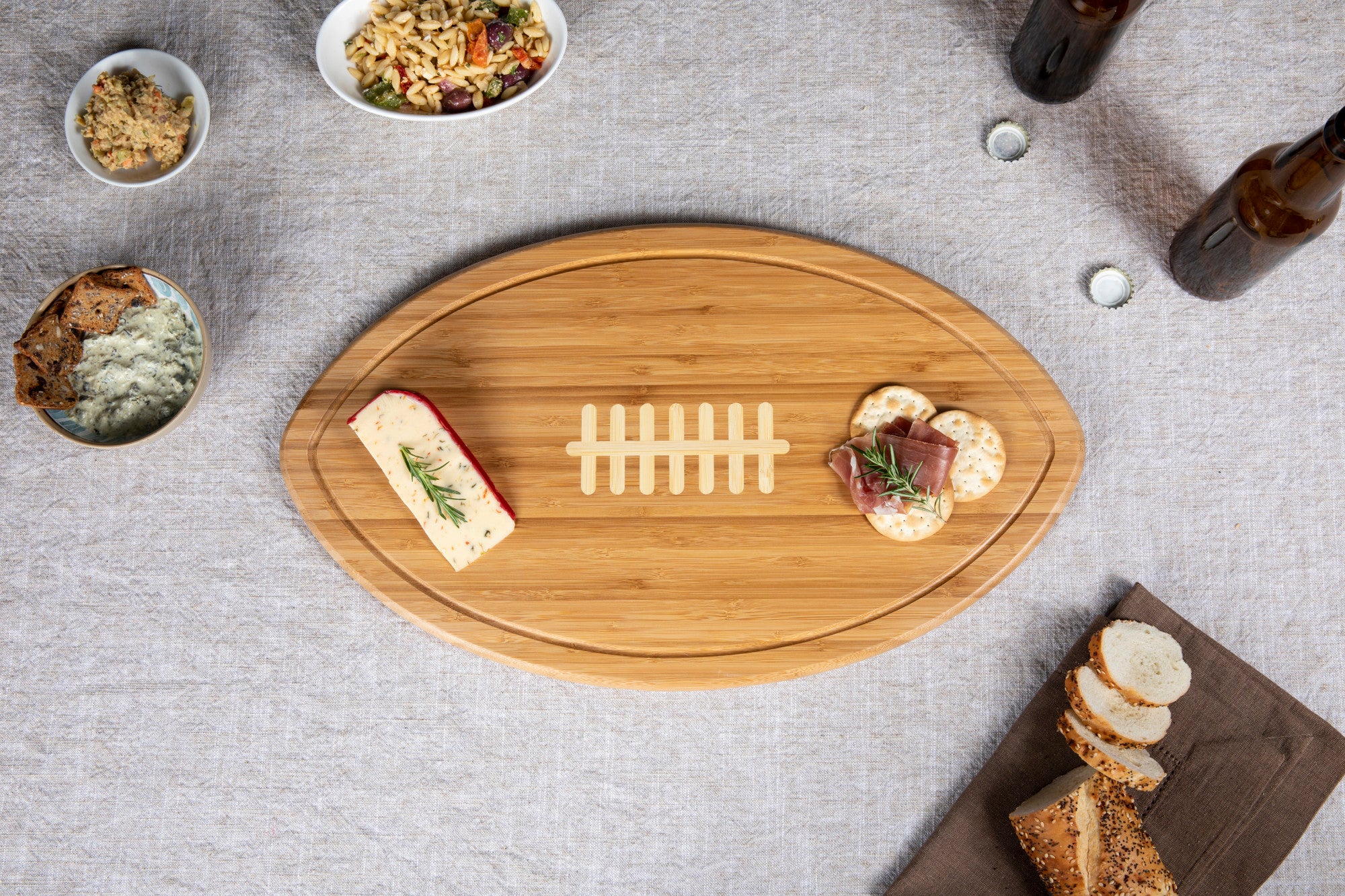 Texas Longhorns - Kickoff Football Cutting Board & Serving Tray