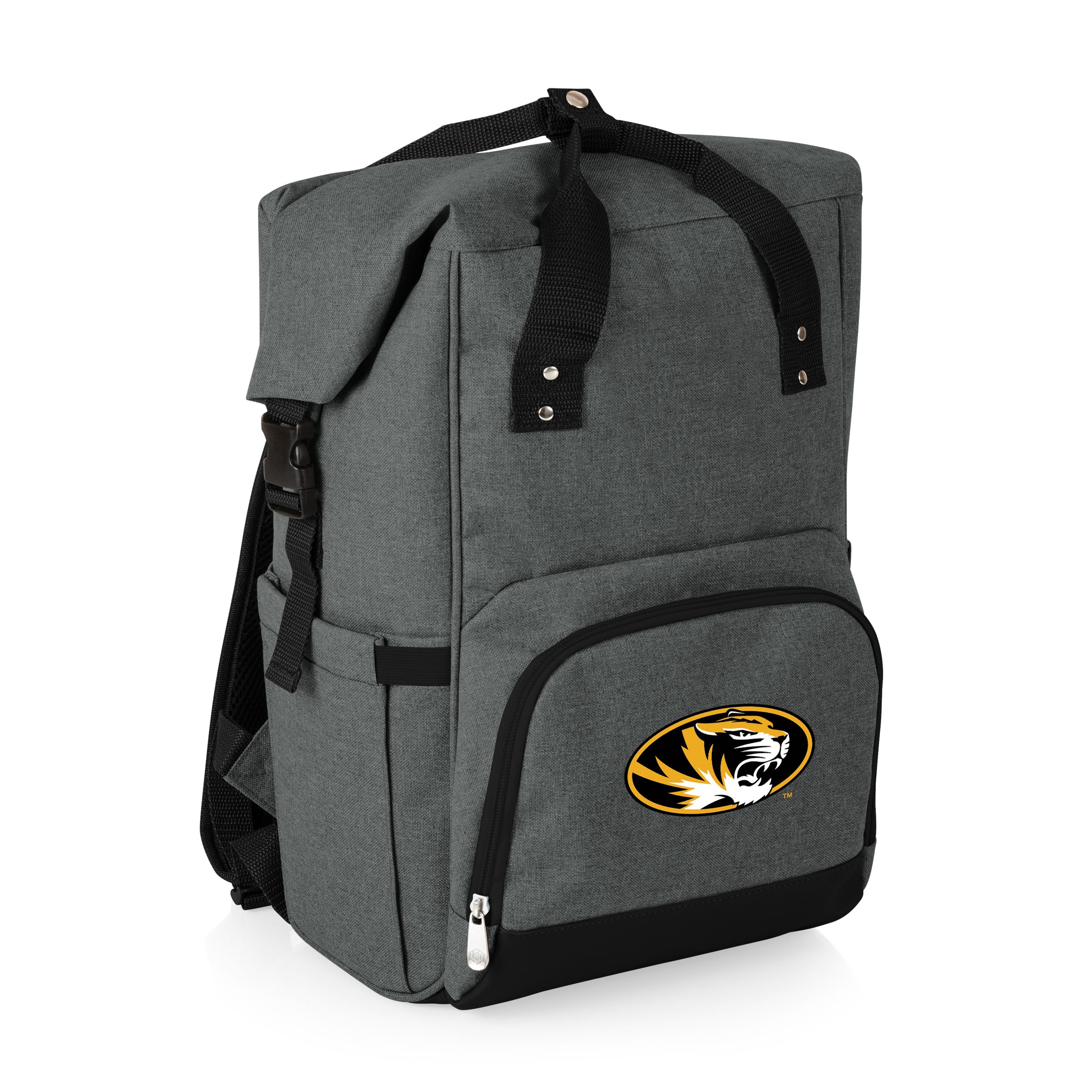 Mizzou Tigers - On The Go Roll-Top Backpack Cooler