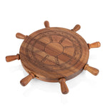 Helmsman Lazy Susan Cheese Board with Tool Set