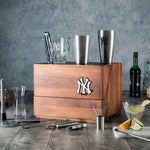 New York Yankees - Madison Acacia Tabletop Bar Set