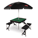 Tampa Bay Buccaneers - Picnic Table Portable Folding Table with Seats and Umbrella