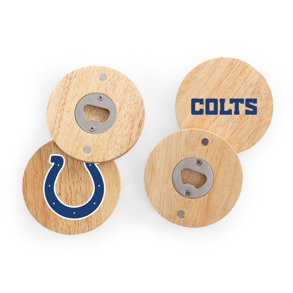 Indianapolis Colts - Coasters with Bottle Openers Set of 4