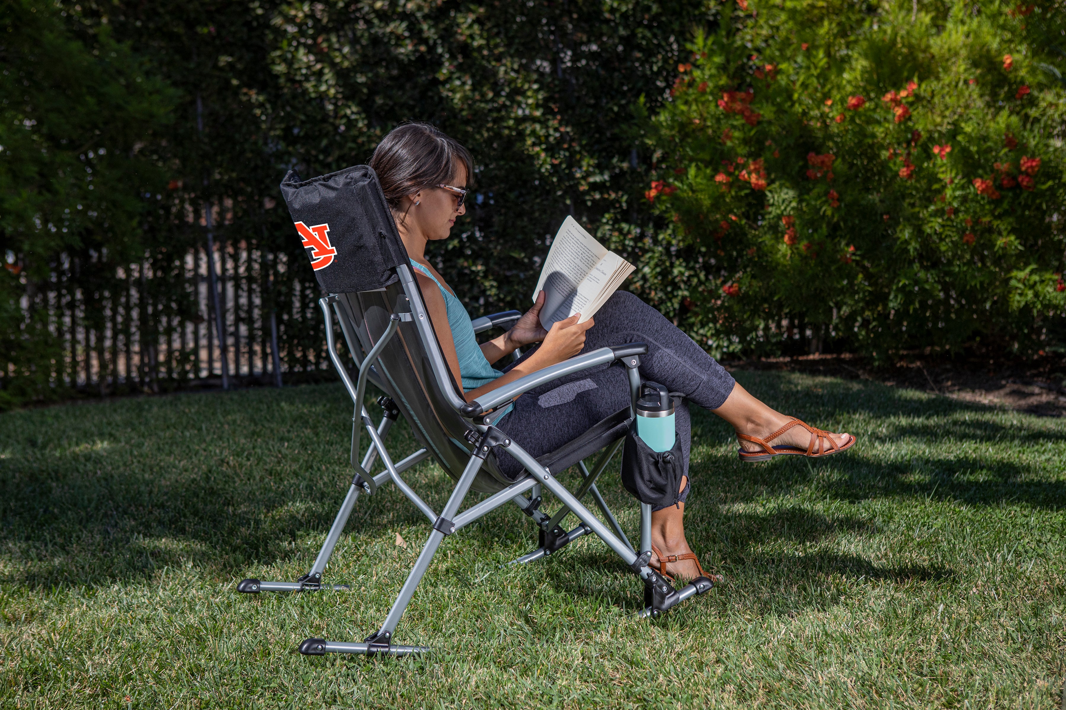 Auburn Tigers - Outdoor Rocking Camp Chair