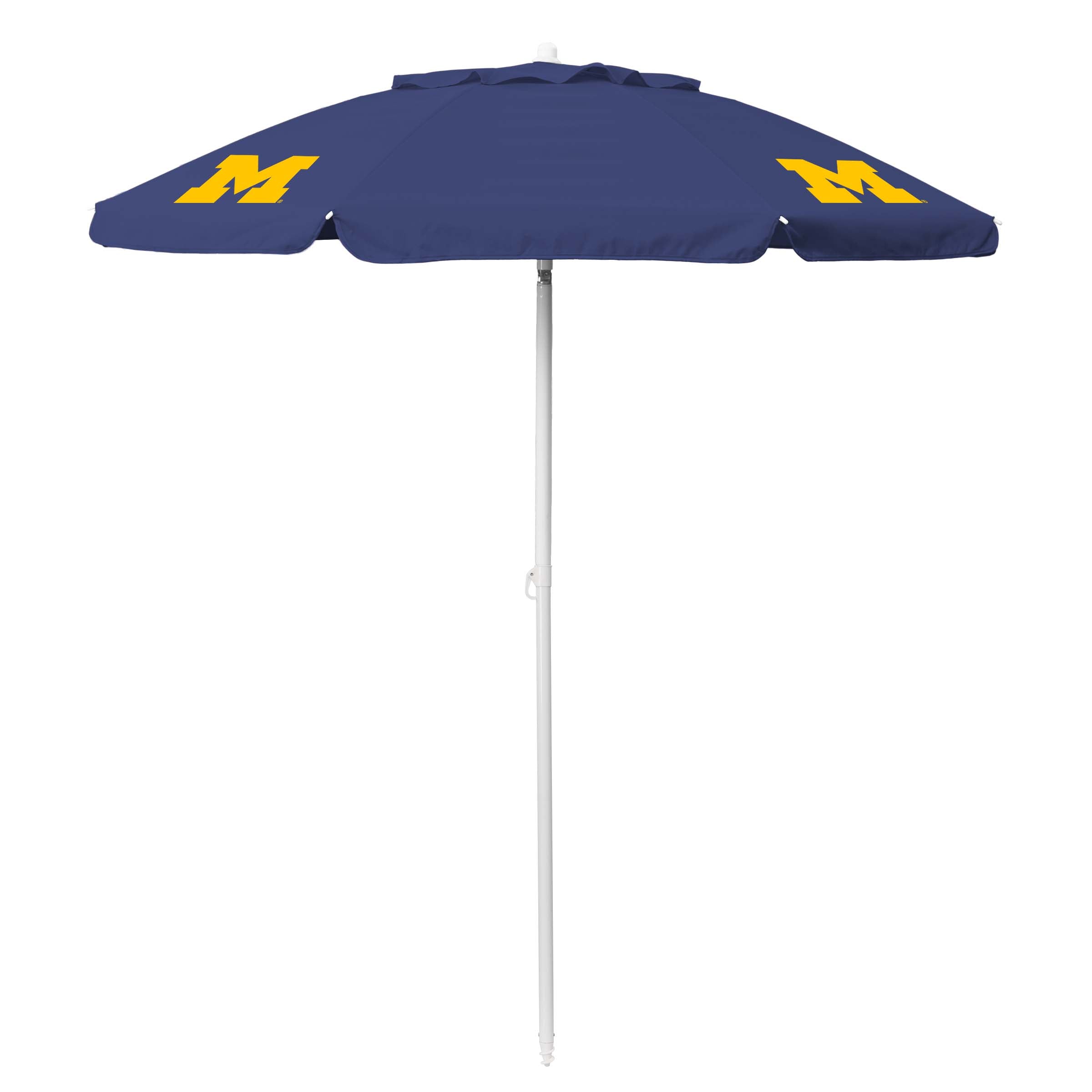 Michigan Wolverines - 5.5 Ft. Portable Beach Umbrella