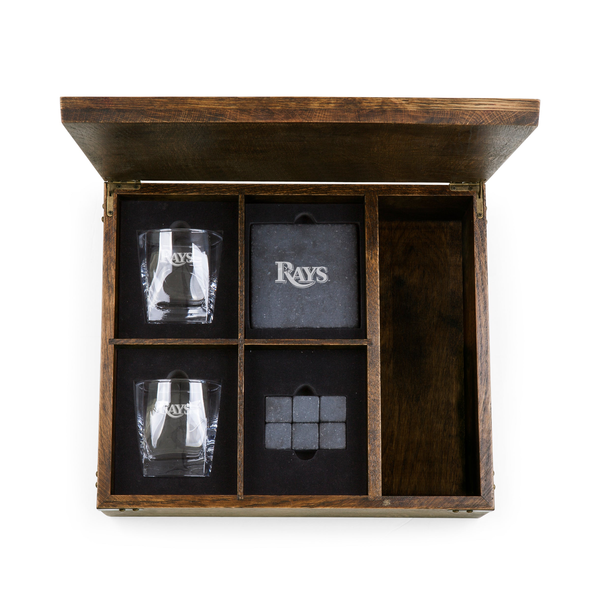 Tampa Bay Rays - Whiskey Box Gift Set