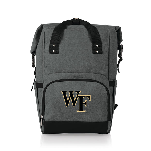 Wake Forest Demon Deacons - On The Go Roll-Top Backpack Cooler