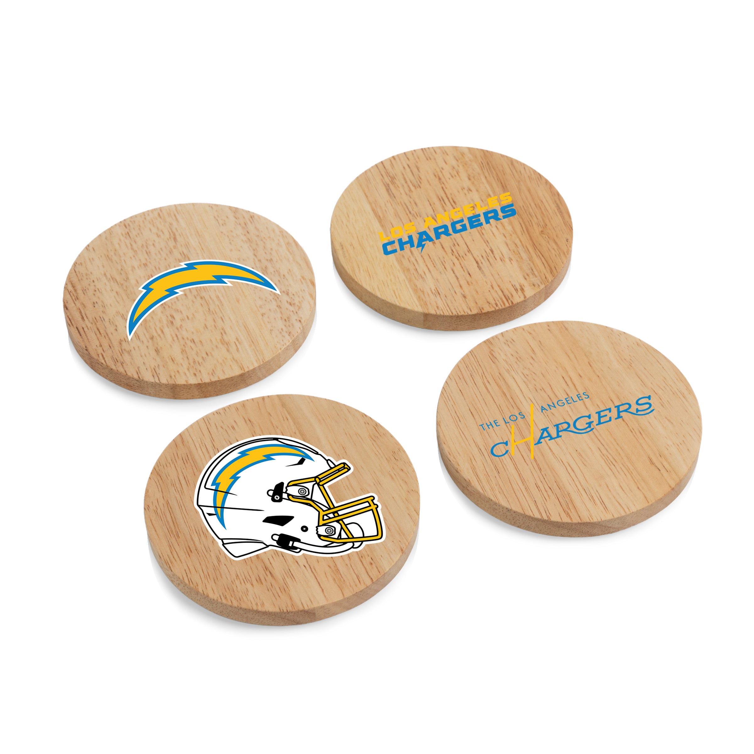 Los Angeles Chargers - Coasters with Bottle Openers Set of 4