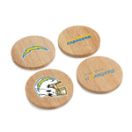 Los Angeles Chargers - Coasters with Bottle Openers Set of 4