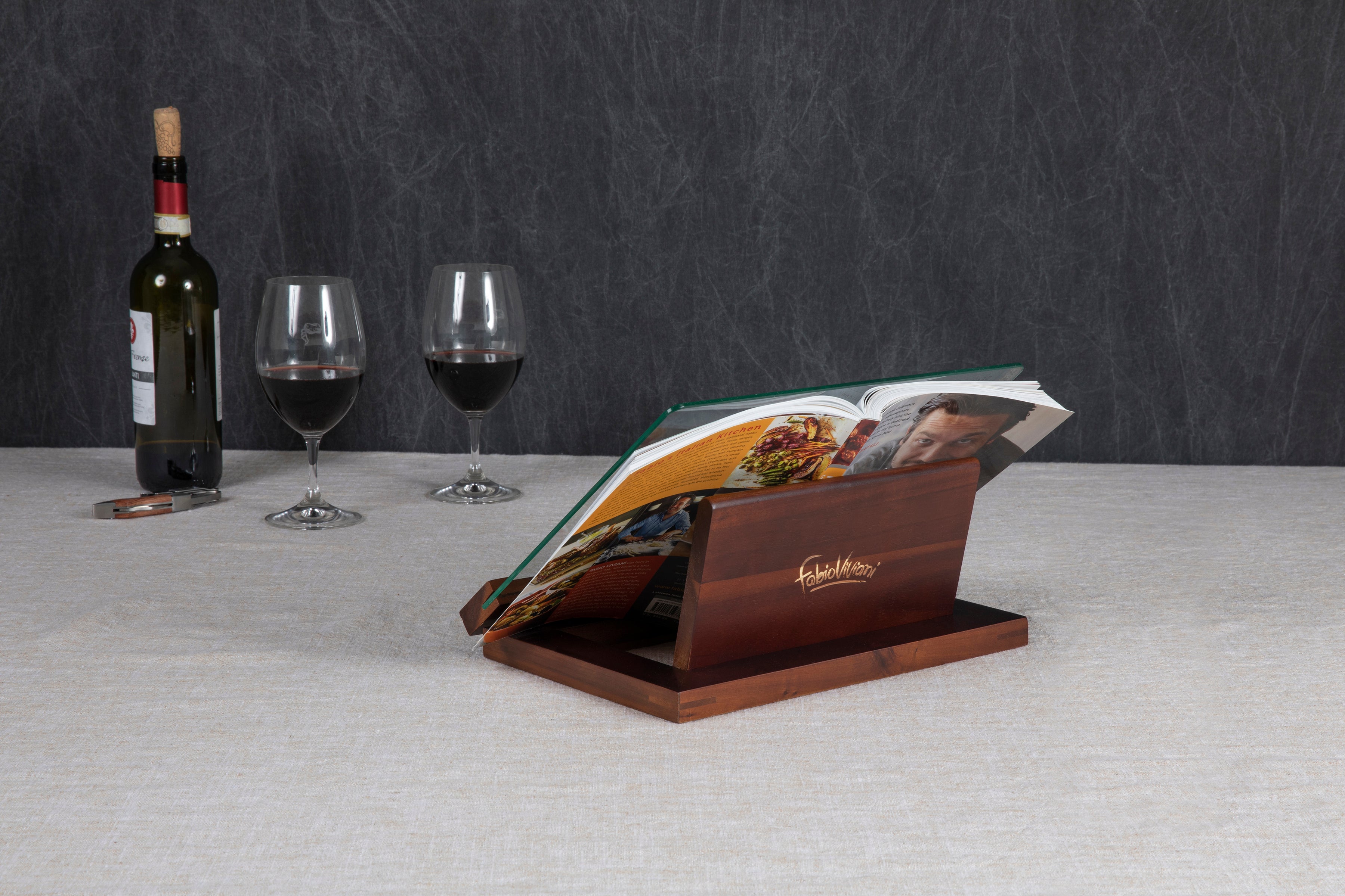 Fabio Viviani - Prodigio Cookbook Stand with Tempered Glass
