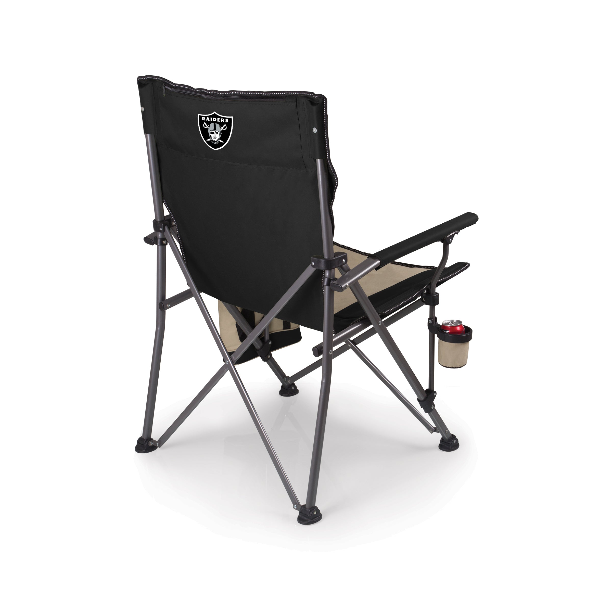 Las Vegas Raiders Logo - Big Bear XXL Camping Chair with Cooler