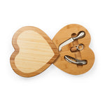 Heart Cheese Cutting Board & Tools Set