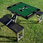 Baltimore Ravens Football Field - Picnic Table Portable Folding Table with Seats