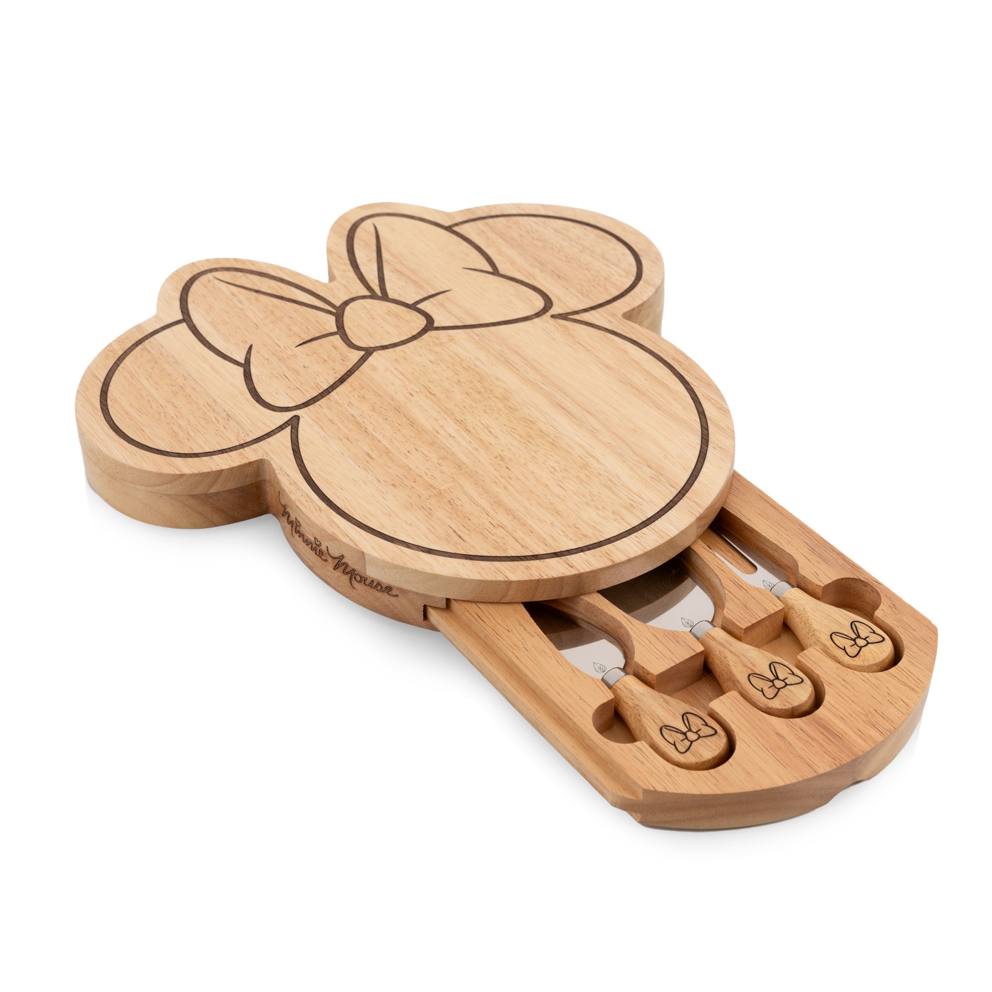 Minnie Mouse - Minnie Mouse Head Shaped Cheese Board with Tools