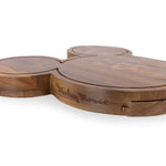 Mickey Mouse - Mickey Mouse Head Shaped Acacia Cheese Board with Tools