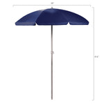 Rhode Island Rams - 5.5 Ft. Portable Beach Umbrella