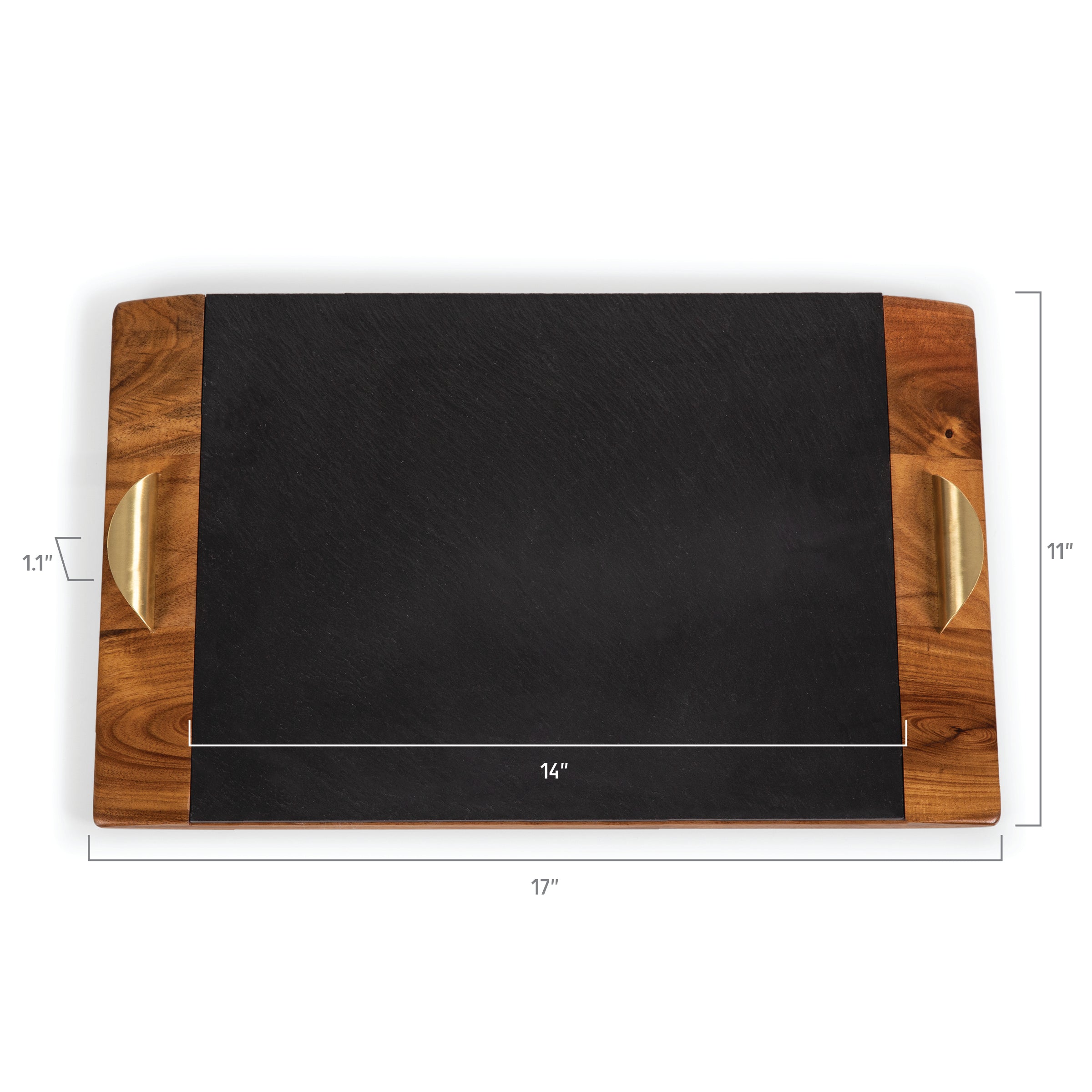 Oklahoma Sooners - Covina Acacia and Slate Serving Tray