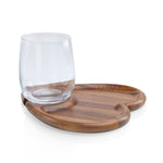 Heart Shaped Wine Appetizer Plates