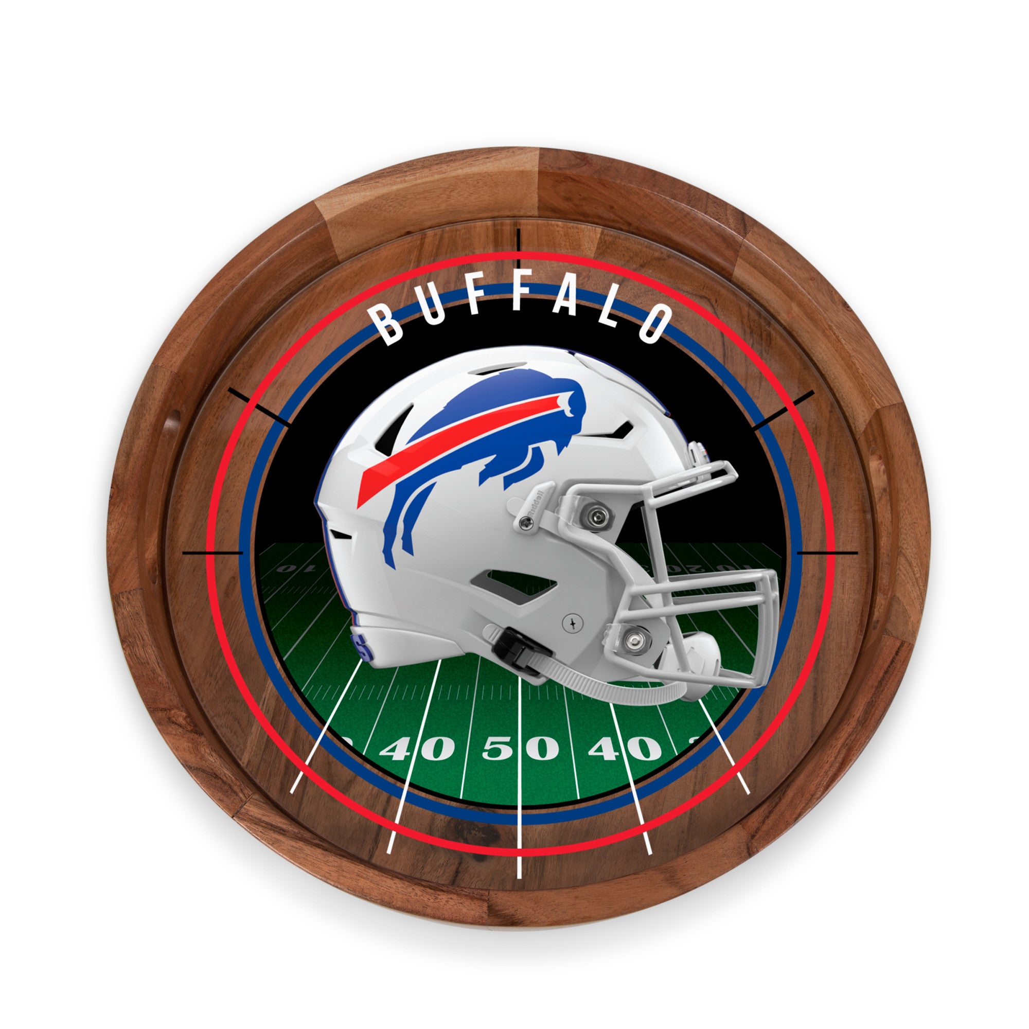 Buffalo Bills - Barista Serving Tray with Glass Insert