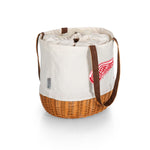 Detroit Red Wings - Coronado Canvas and Willow Basket Tote