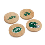 New York Jets - Coasters with Bottle Openers Set of 4