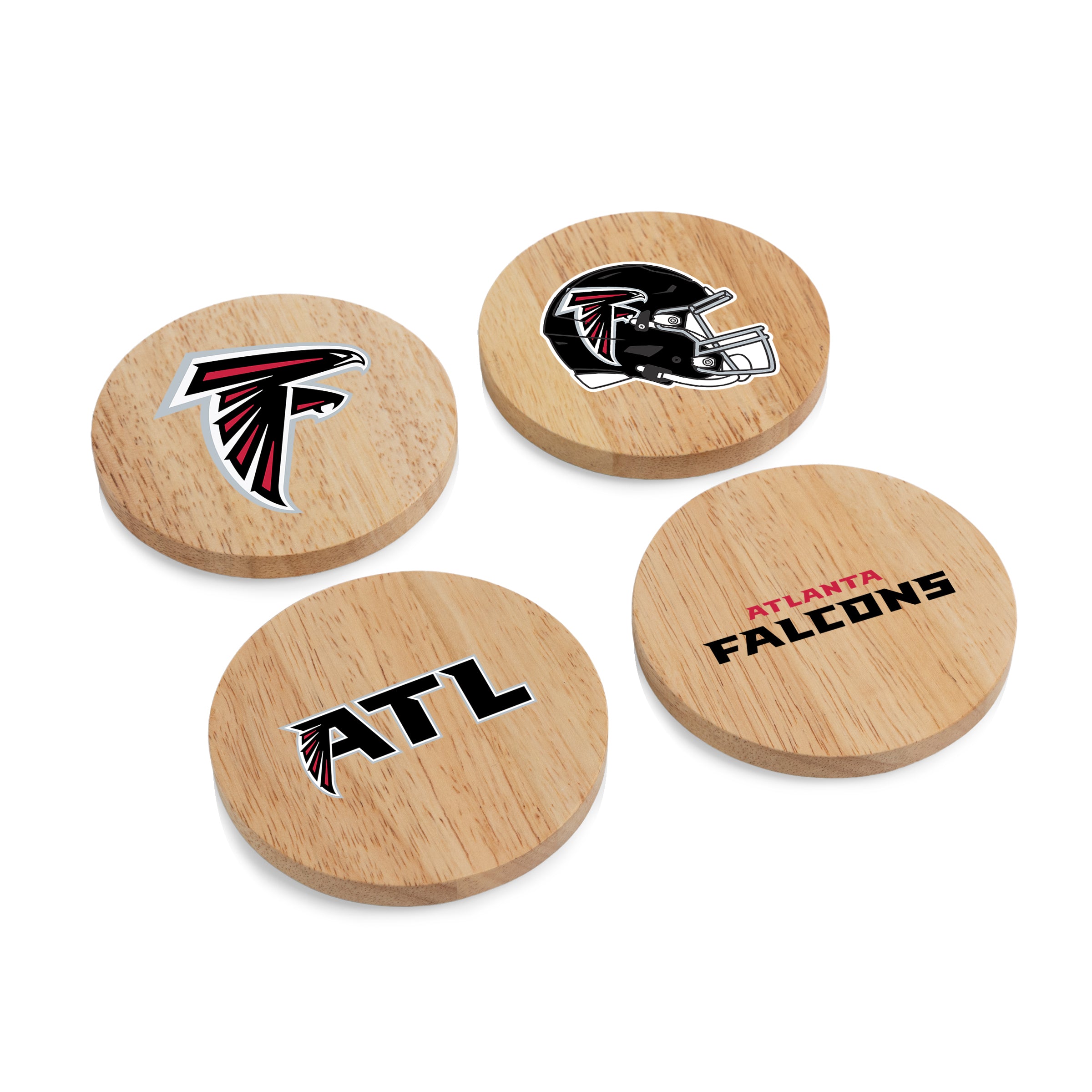 Atlanta Falcons - Coasters with Bottle Openers Set of 4