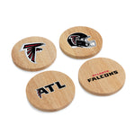 Atlanta Falcons - Coasters with Bottle Openers Set of 4