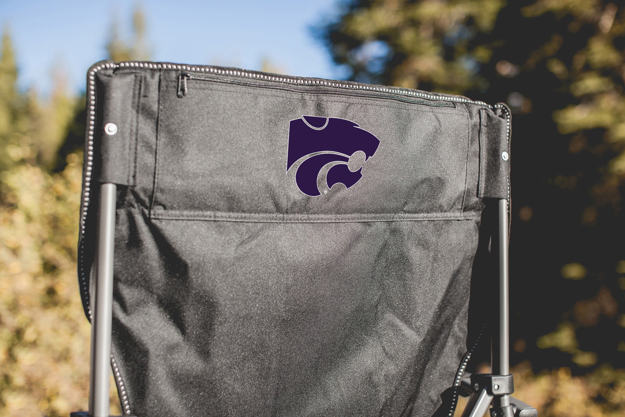 Kansas State Wildcats - Big Bear XXL Camping Chair with Cooler