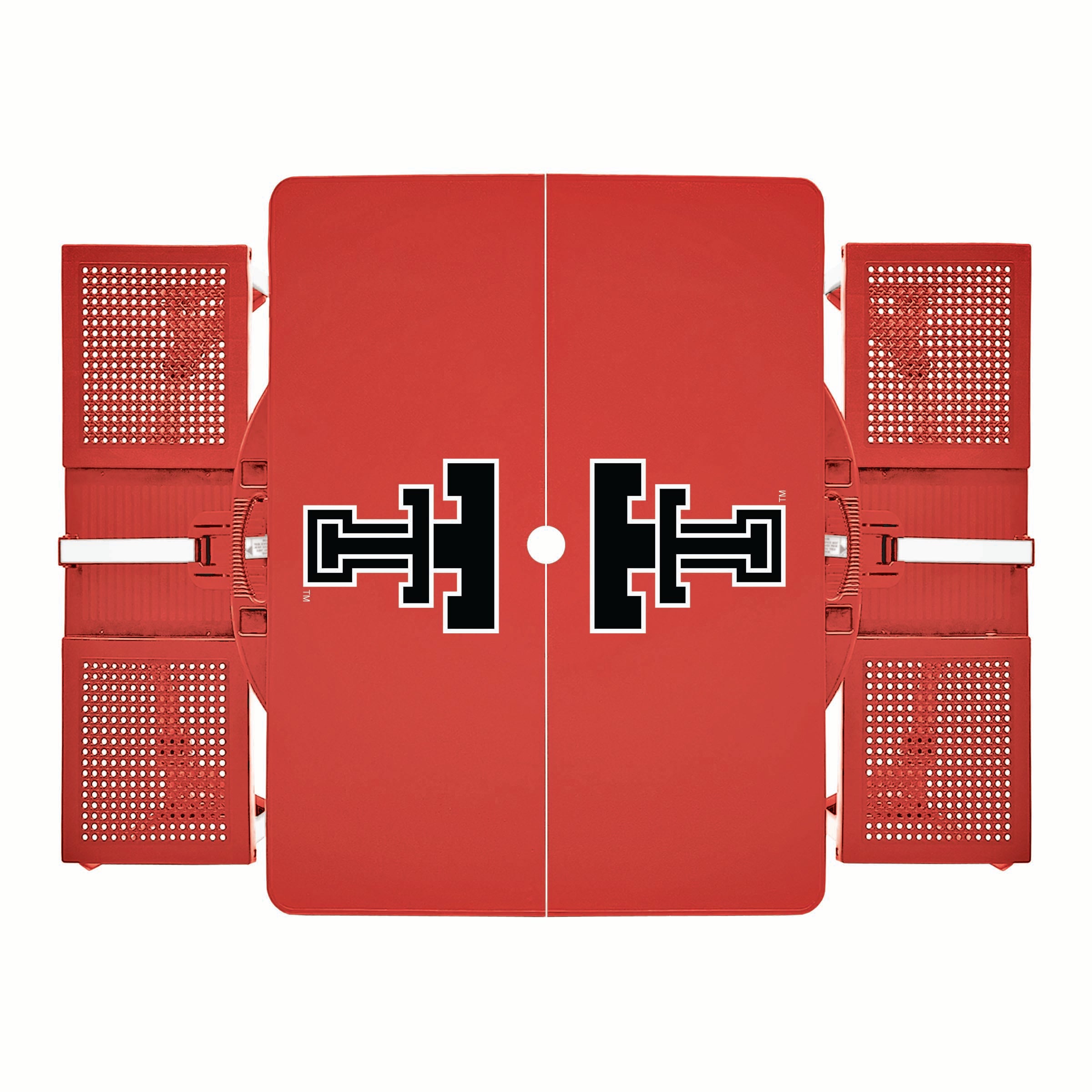 Texas Tech Red Raiders - Picnic Table Portable Folding Table with Seats