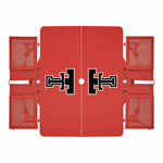 Texas Tech Red Raiders - Picnic Table Portable Folding Table with Seats