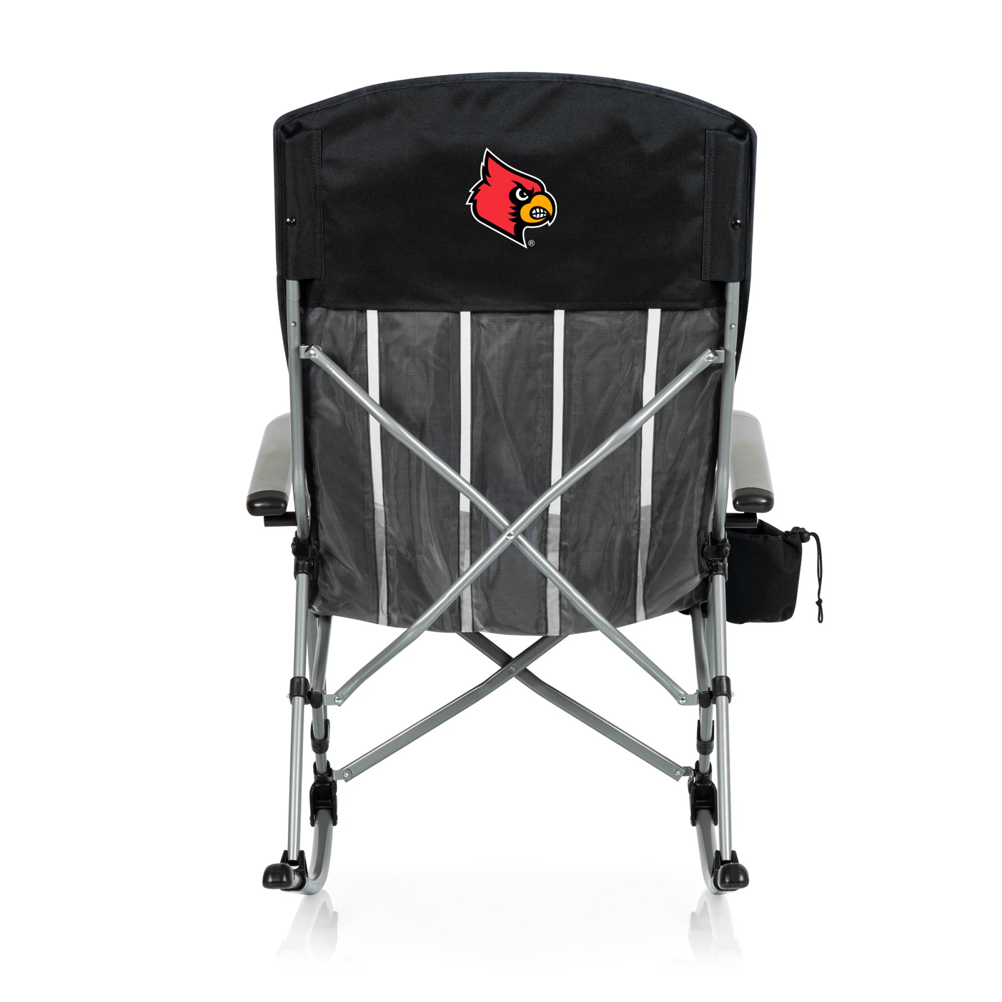 Louisville Cardinals - Outdoor Rocking Camp Chair