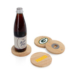 Green Bay Packers - Coasters with Bottle Openers Set of 4