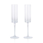 Arbane Champagne Glass Set with Cake Knife