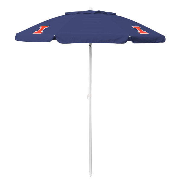 Illinois Fighting Illini - 5.5 Ft. Portable Beach Umbrella