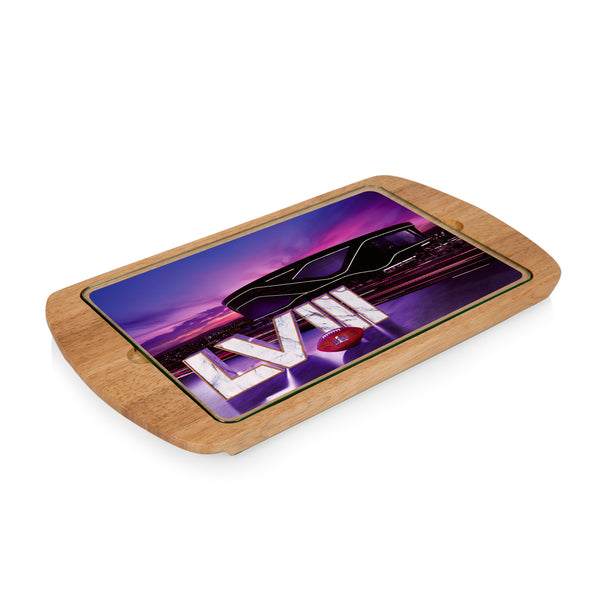 Super Bowl 58 - Billboard Glass Top Serving Tray
