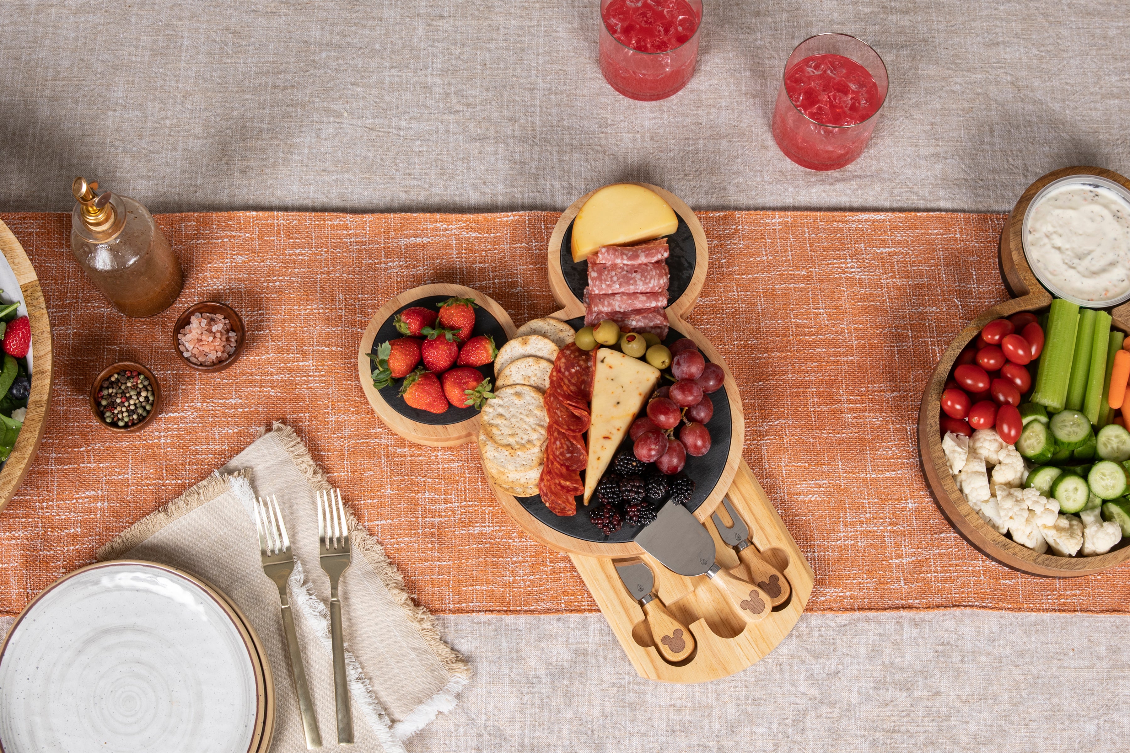 Mickey Mouse - Mickey Mouse Slate Cheese Board with Cheese Knife Set