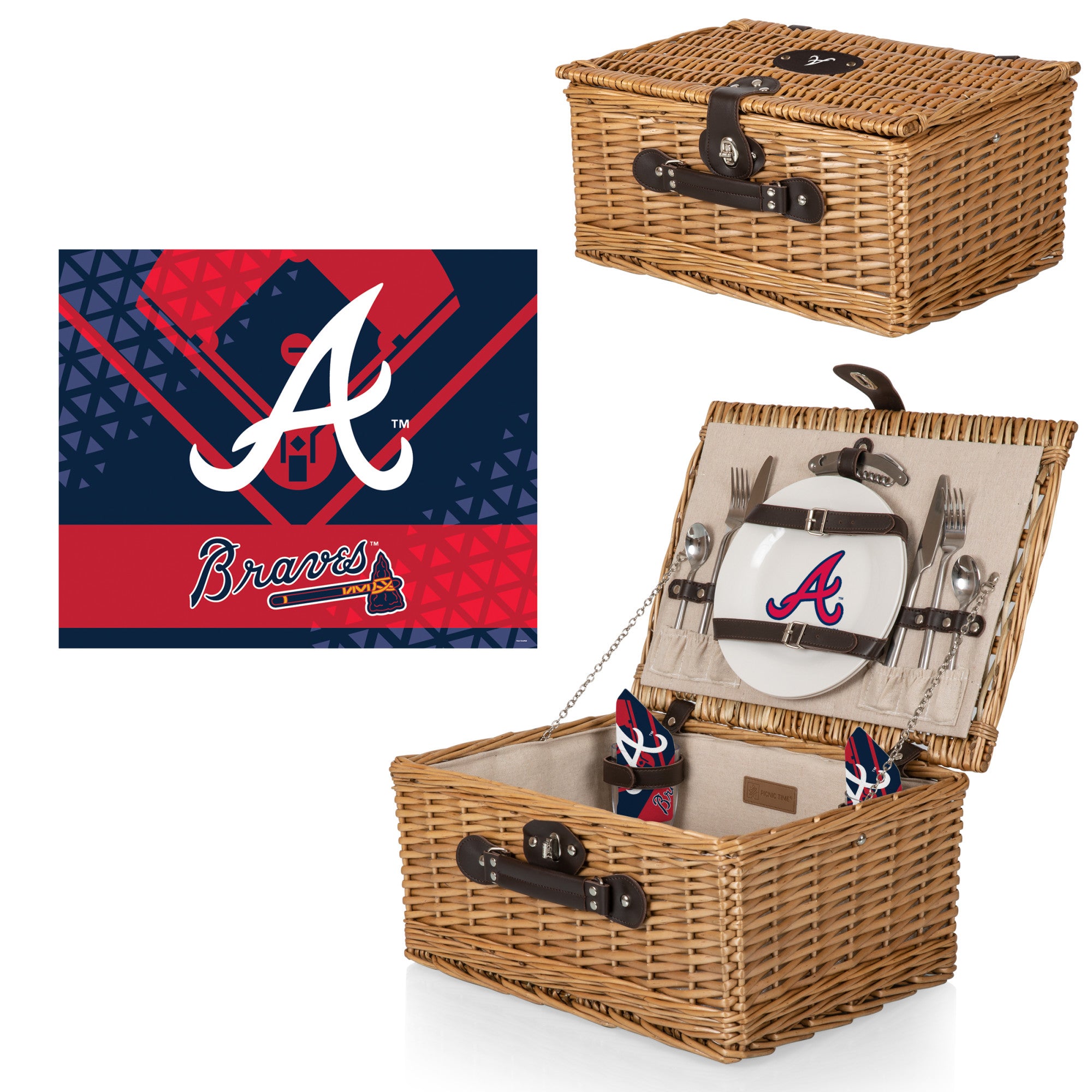 Atlanta Braves - Classic Picnic Basket