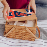 Illinois Fighting Illini - Poppy Personal Picnic Basket