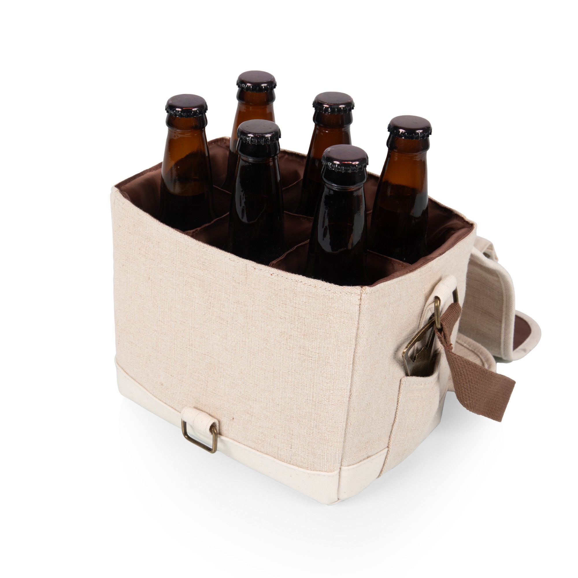 Beer Caddy Cooler Tote with Opener