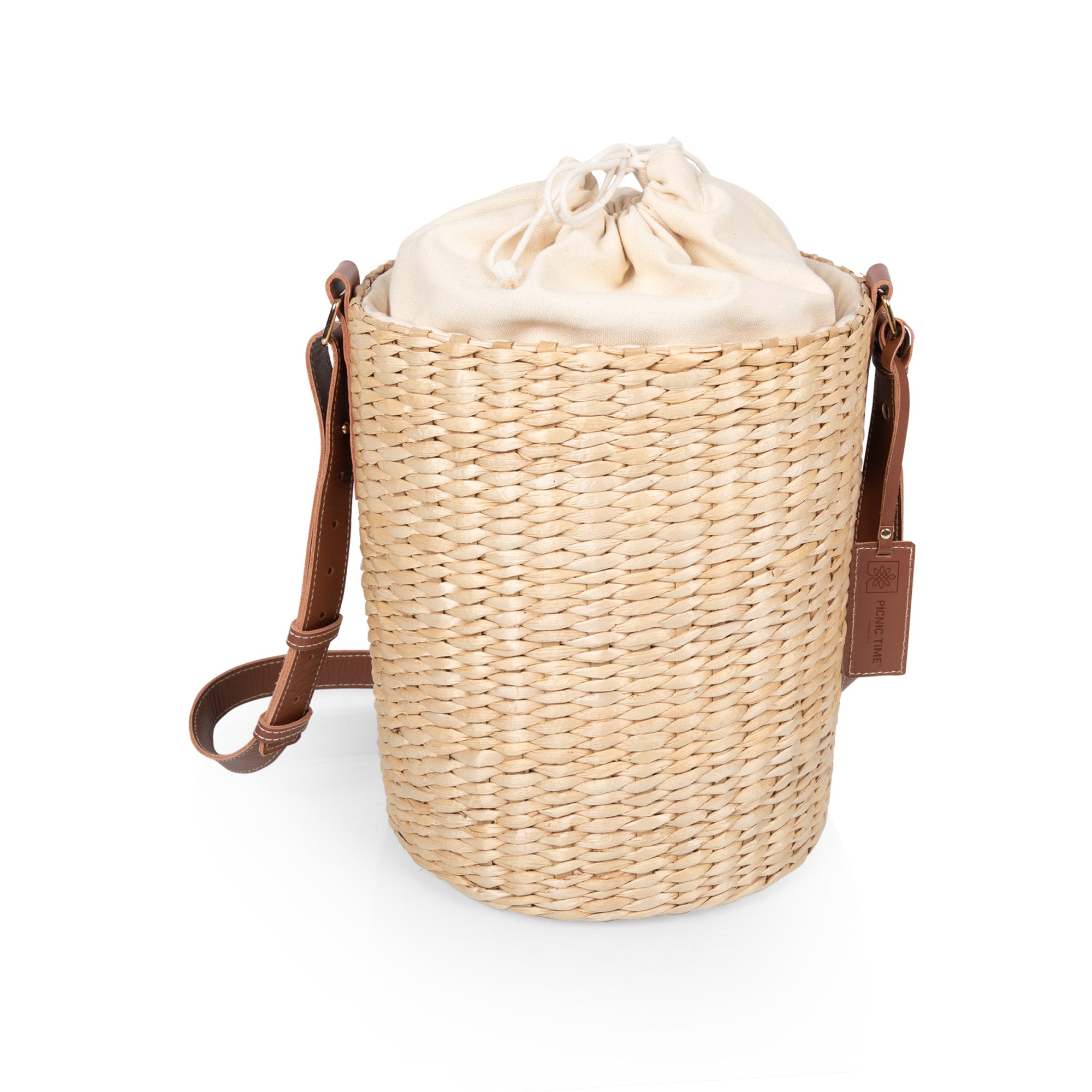 Palermo - Rush Insulated Bucket Tote with Leather Straps