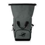 Miami Dolphins - On The Go Roll-Top Backpack Cooler