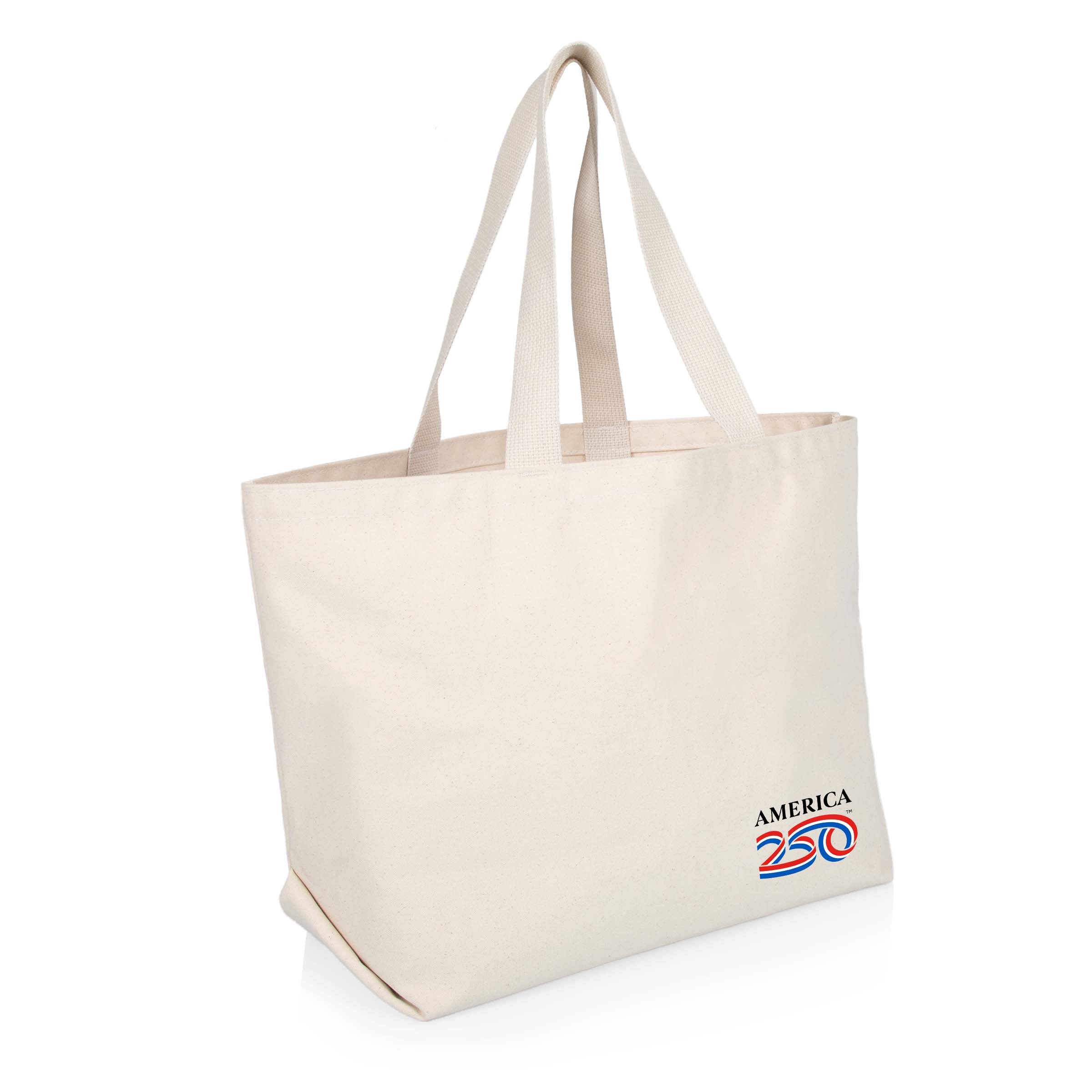 America250 America 250 - XL Canvas Tote Bag Made in USA