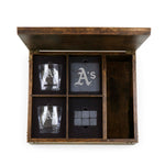 Oakland Athletics - Whiskey Box Gift Set