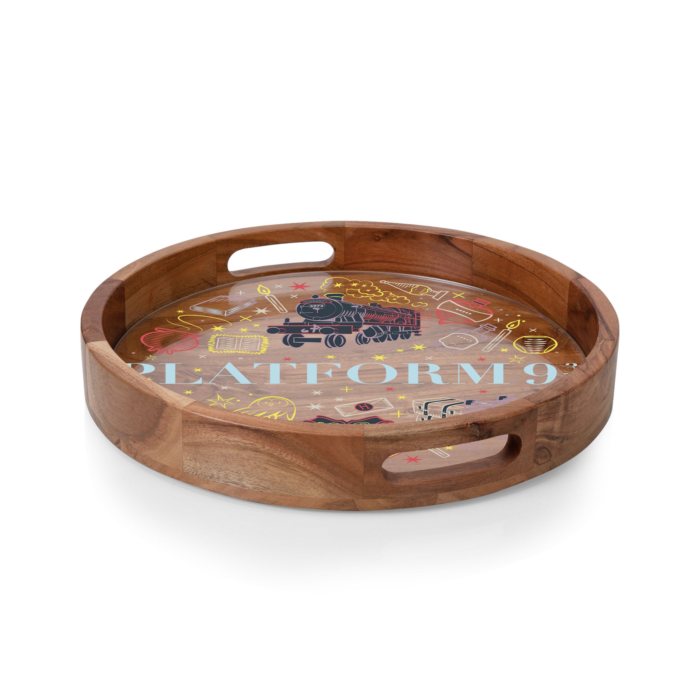 Harry Potter Platform 9 3/4 - Barista Serving Tray with Glass Insert